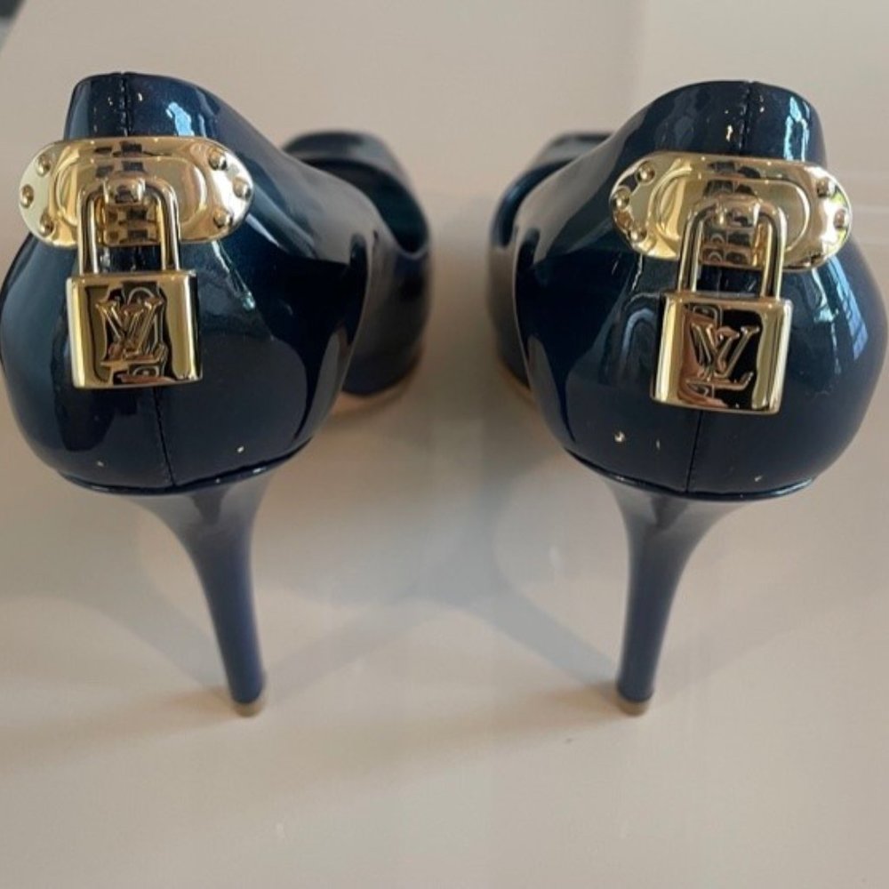 Louis Vuitton "Oh Really" Open Toe Pump 9CM (BRAND NEW!) ~ Size 38